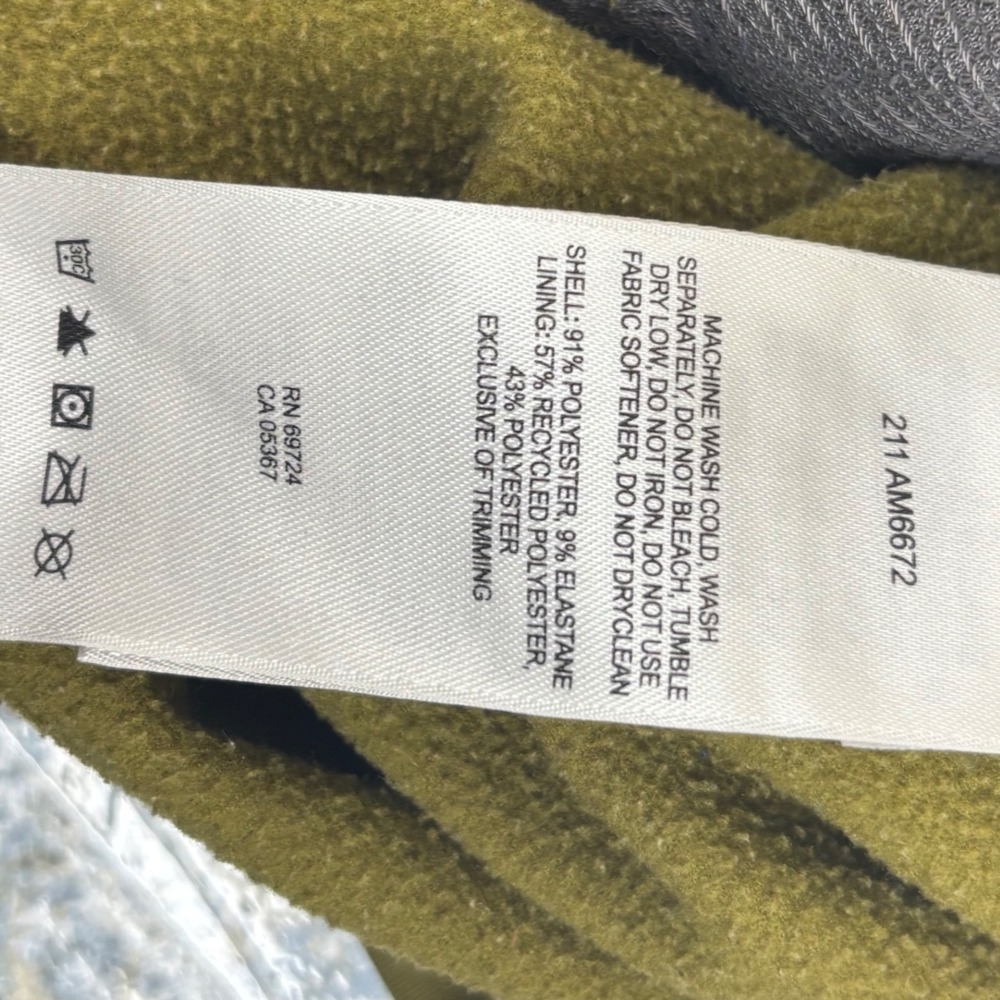 Columbia Jacket Omni-Wick Full Zip Mens Large Green Polyester Fleece AM6672 - Picture 7 of 11